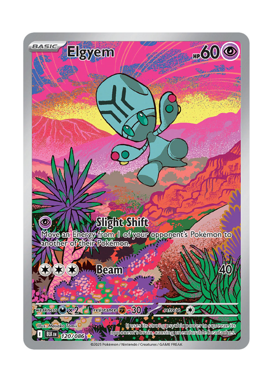 Black Bolt: Elgyem Illustration Rare - 120/086