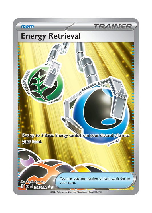 Chaos Rising: Energy Retrieval Full Art - 108/086