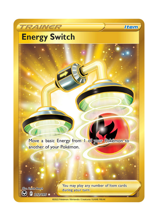 Silver Tempest: Energy Switch Secret Rare - 212/195