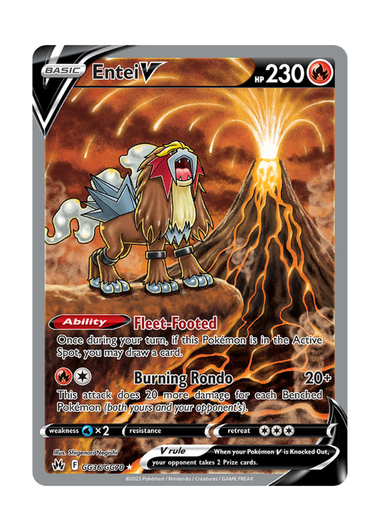 Crown Zenith: Entei V Galarian Gallery - GG36/GG70