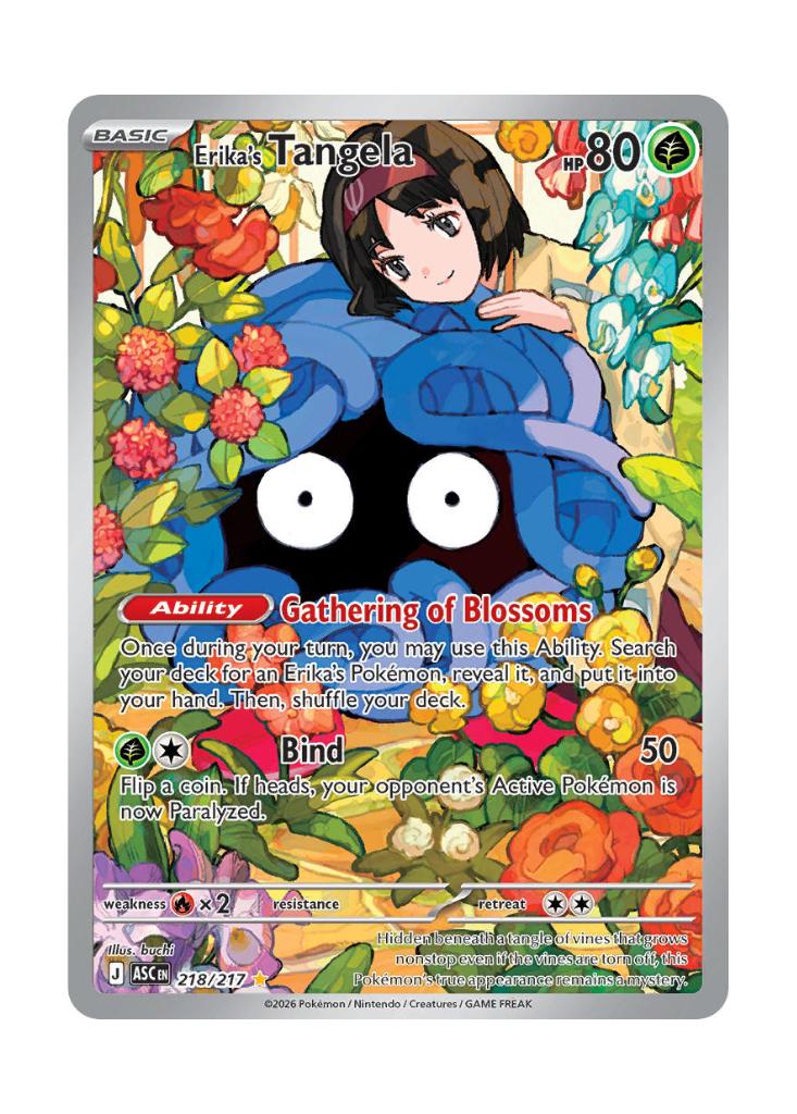 Ascended Heroes: Erika's Tangela Illustration Rare - 218/217