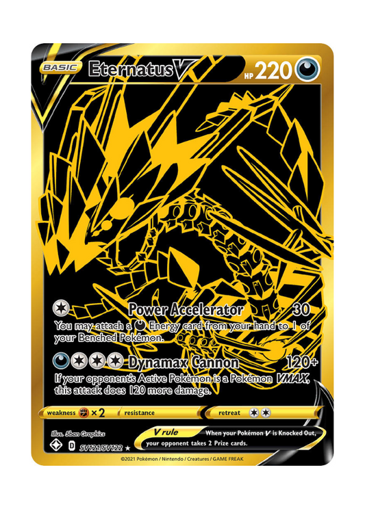 Shining Fates: Eternatus V Secret Rare - SV121/SV122