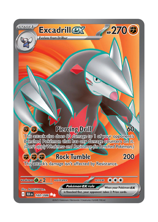 Black Bolt: Excadrill ex Full Art - 160/086