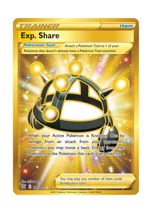 Battle Styles: Exp. Share Secret Rare - 180/163