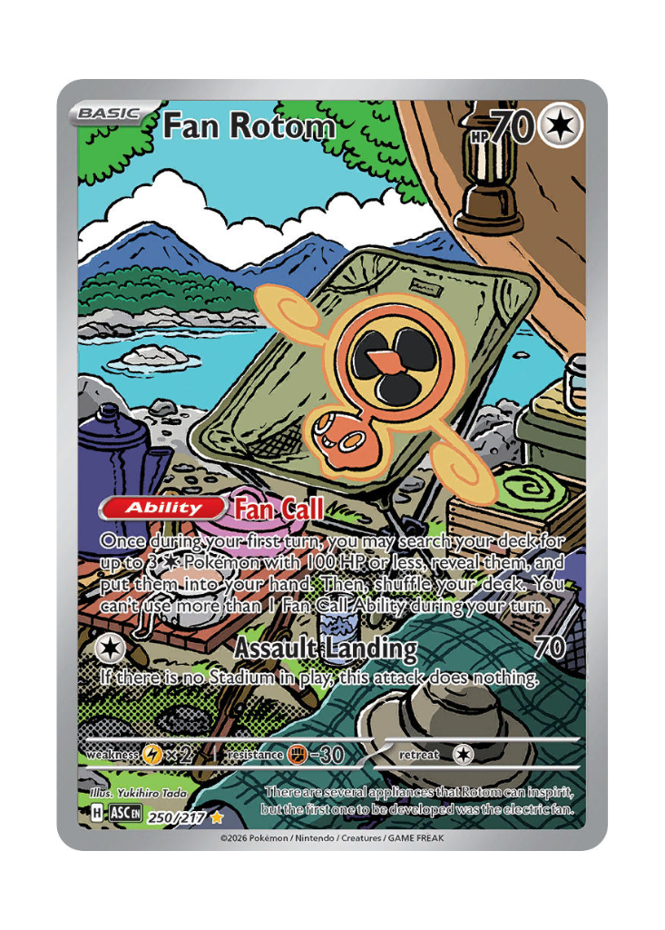 Ascended Heroes: Fan Rotom Illustration Rare - 250/217