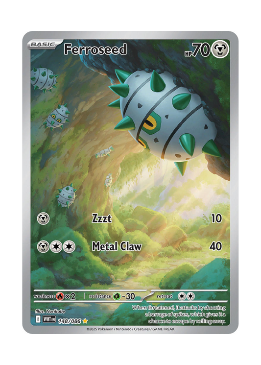 White Flare: Ferroseed Illustration Rare - 148/086