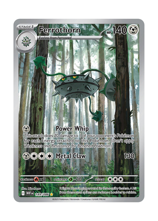 White Flare: Ferrothorn Illustration Rare - 149/086