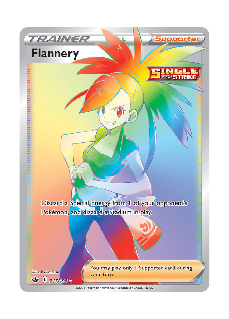 Chilling Reign: Flannery Rainbow Rare - 215/198