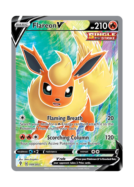 Evolving Skies: Flareon V Full Art - 169/203
