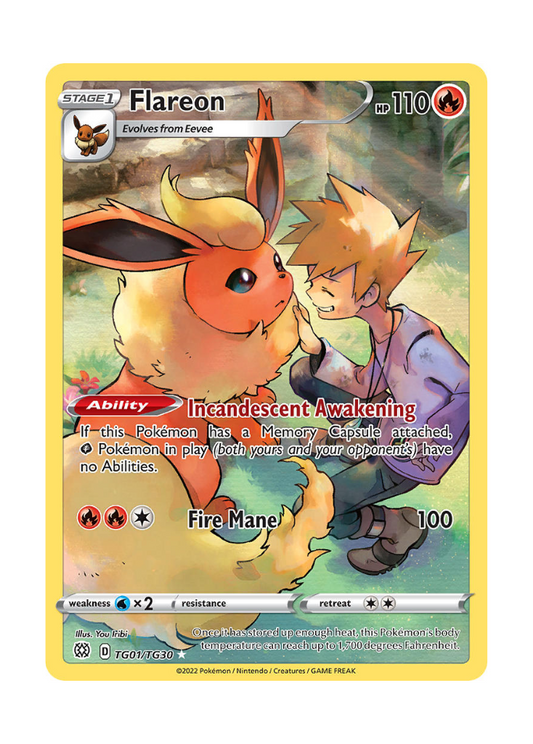 Brilliant Stars: Flareon Trainer Gallery - TG01/TG30