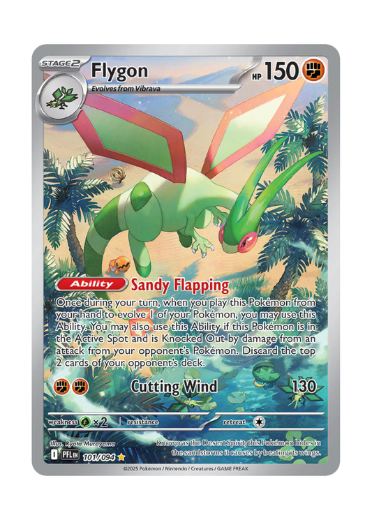 Phantasmal Flames: Flygon Illustration Rare - 101/094