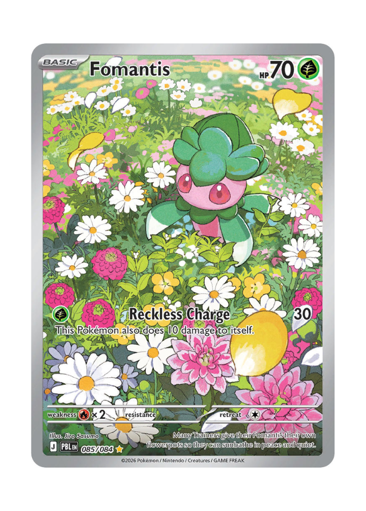 Pitch Black: Fomantis Illustration Rare - 085/084