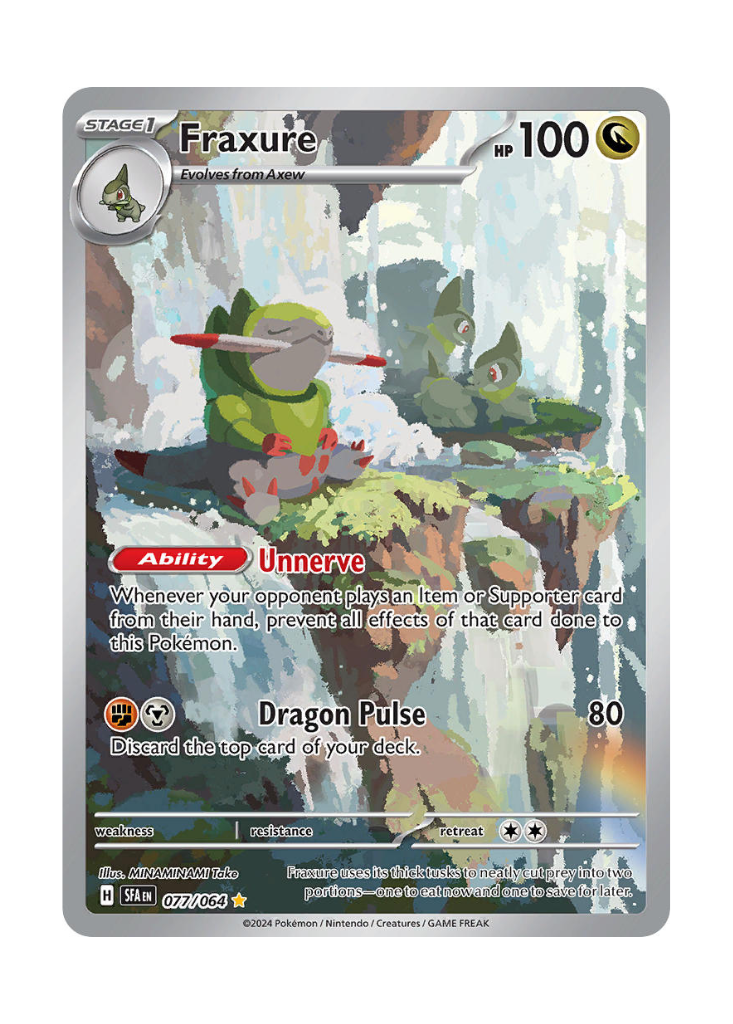 Shrouded Fable: Fraxure Illustration Rare - 077/064