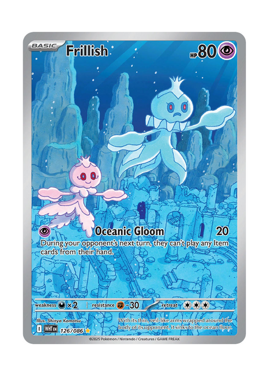 White Flare: Frillish Illustration Rare - 126/086