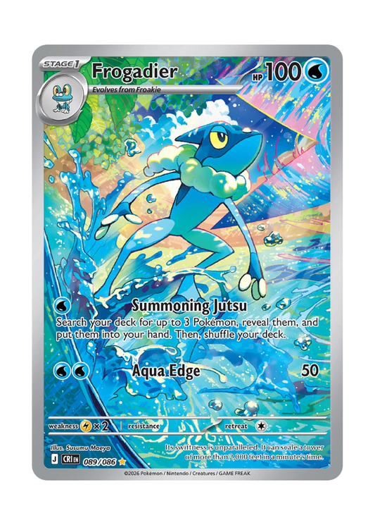Chaos Rising: Frogadier Illustration Rare - 089/086
