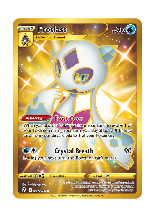 Evolving Skies: Froslass Secret Rare - 226/203