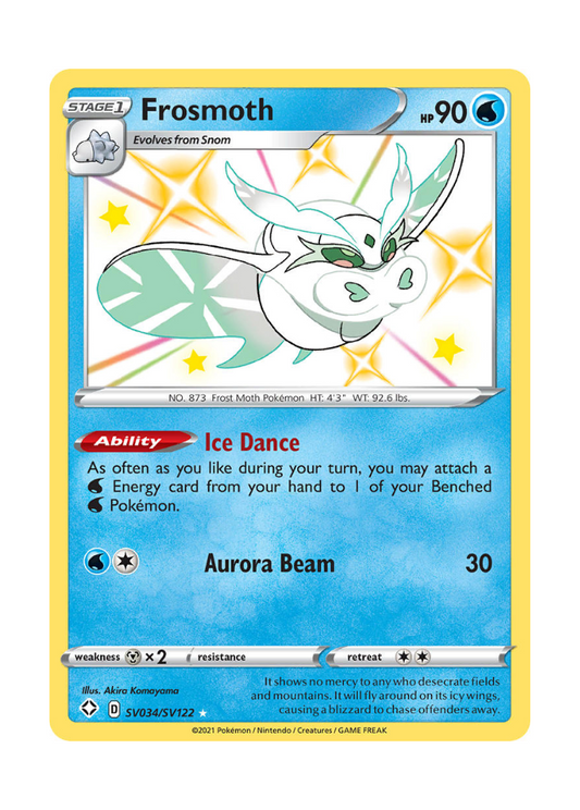 Shining Fates: Frosmoth Shiny Rare - SV034/SV122