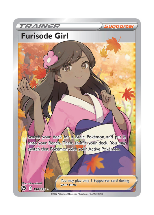 Silver Tempest: Furisode Girl Full Art - 190/195