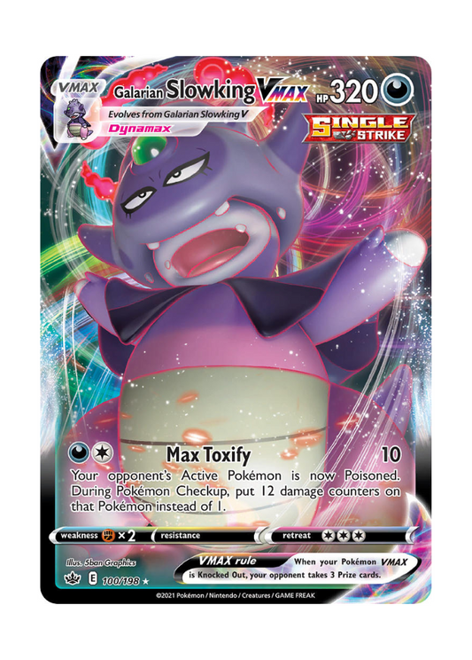 Chilling Reign: Galarian Slowking VMAX Full Art - 100/198