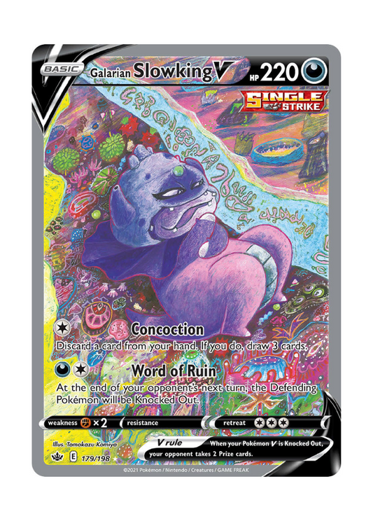 Chilling Reign: Galarian Slowking V Alternate Full Art - 179/198