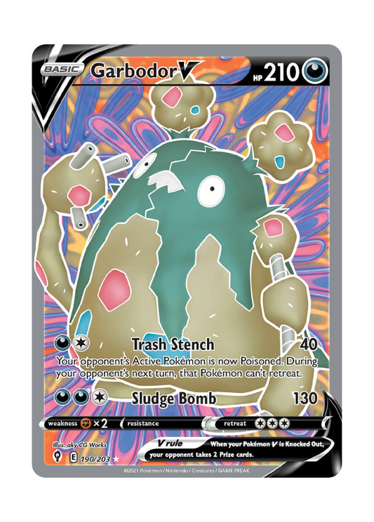Evolving Skies: Garbodor V Full Art - 190/203