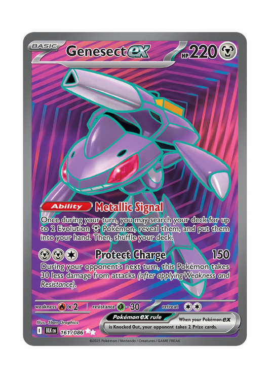 Black Bolt: Genesect ex Full Art - 161/086