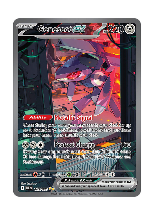 Black Bolt: Genesect ex Special Illustration Rare - 169/086