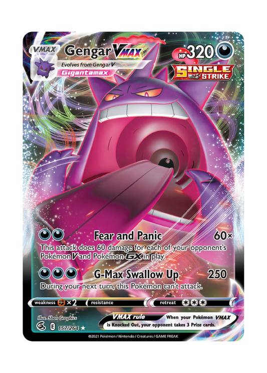 Fusion Strike: Gengar VMAX Full Art - 157/264