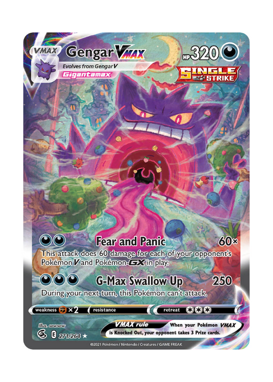 Fusion Strike: Gengar VMAX Alternate Art Secret Rare - 271/264
