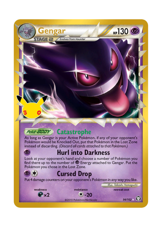 30th Celebration: Gengar (Prime) Classic Collection - 94/102