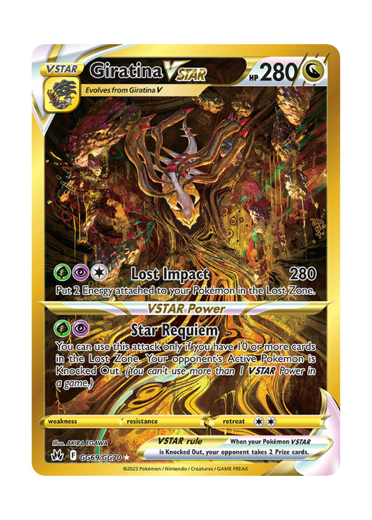 Crown Zenith: Giratina VSTAR Galarian Gallery - GG69/GG70