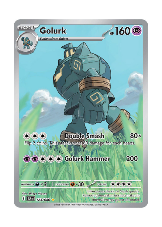 Black Bolt: Golurk Illustration Rare - 123/086