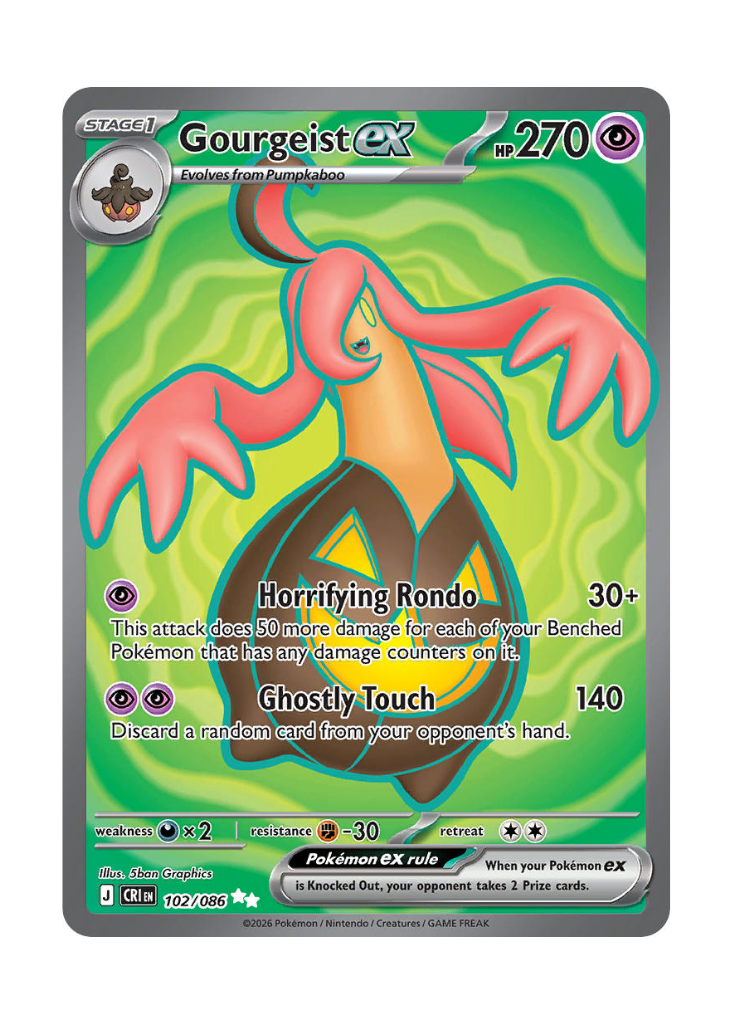 Chaos Rising: Gourgeist ex Full Art - 102/086
