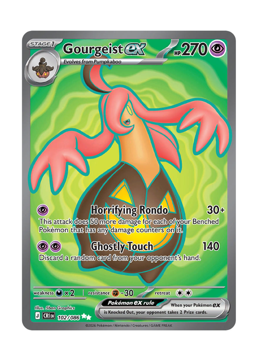 Chaos Rising: Gourgeist ex Full Art - 102/086