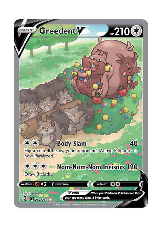 Fusion Strike: Greedent V Alternate Full Art - 257/264