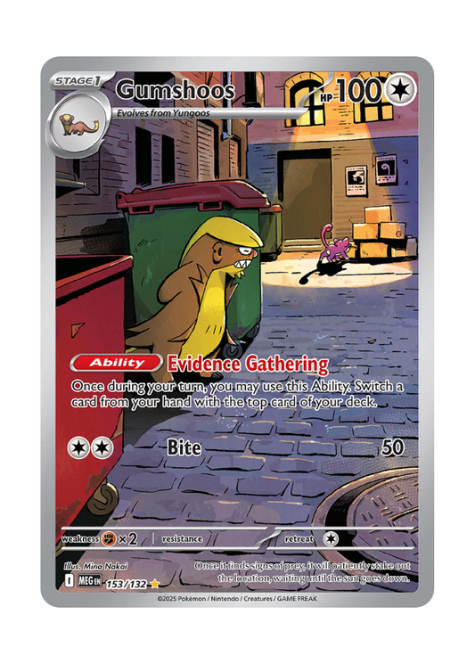 Mega Evolution: Gumshoos Illustration Rare - 153/132