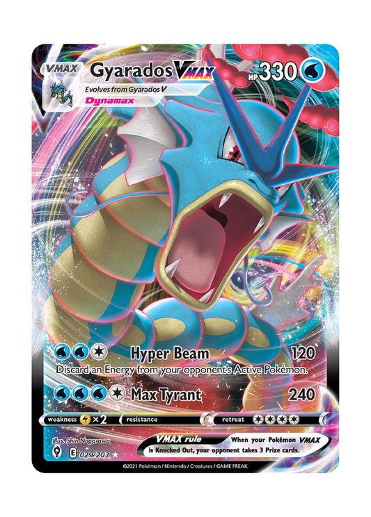 Evolving Skies: Gyarados VMAX Full Art - 029/203