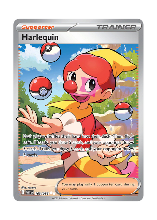 White Flare: Harlequin Full Art - 163/086