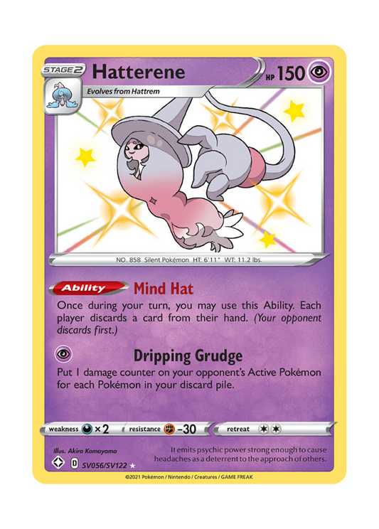 Shining Fates: Hatterene Shiny Rare - SV056/SV122