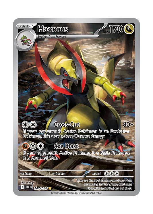 Black Bolt: Haxorus Illustration Rare - 147/086