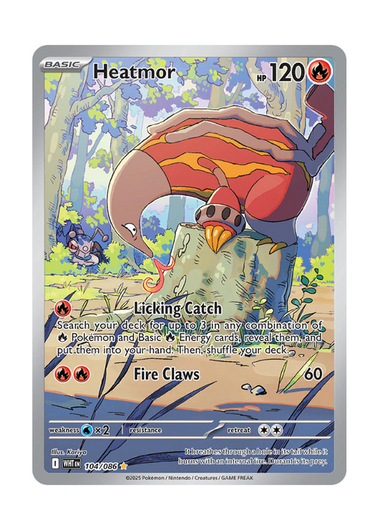 White Flare: Heatmor Illustration Rare - 104/086