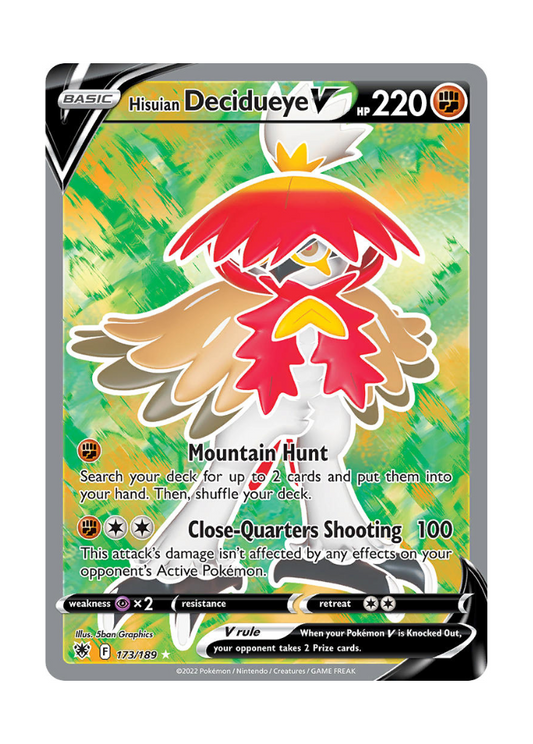Astral Radiance: Hisuian Decidueye V Full Art - 173/189