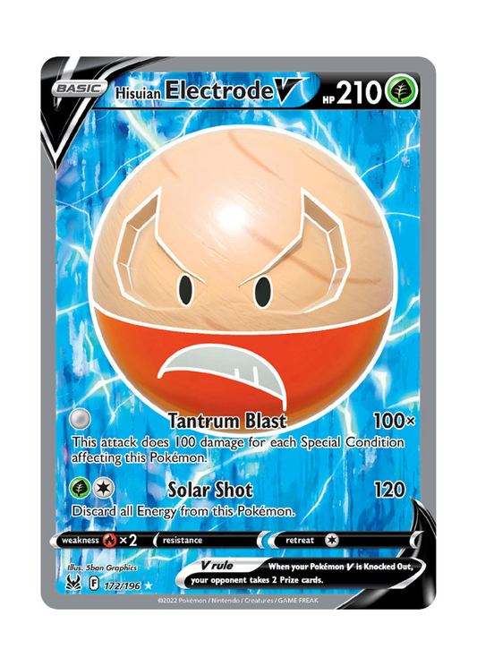 Lost Origin: Hisuian Electrode V Full Art - 172/196