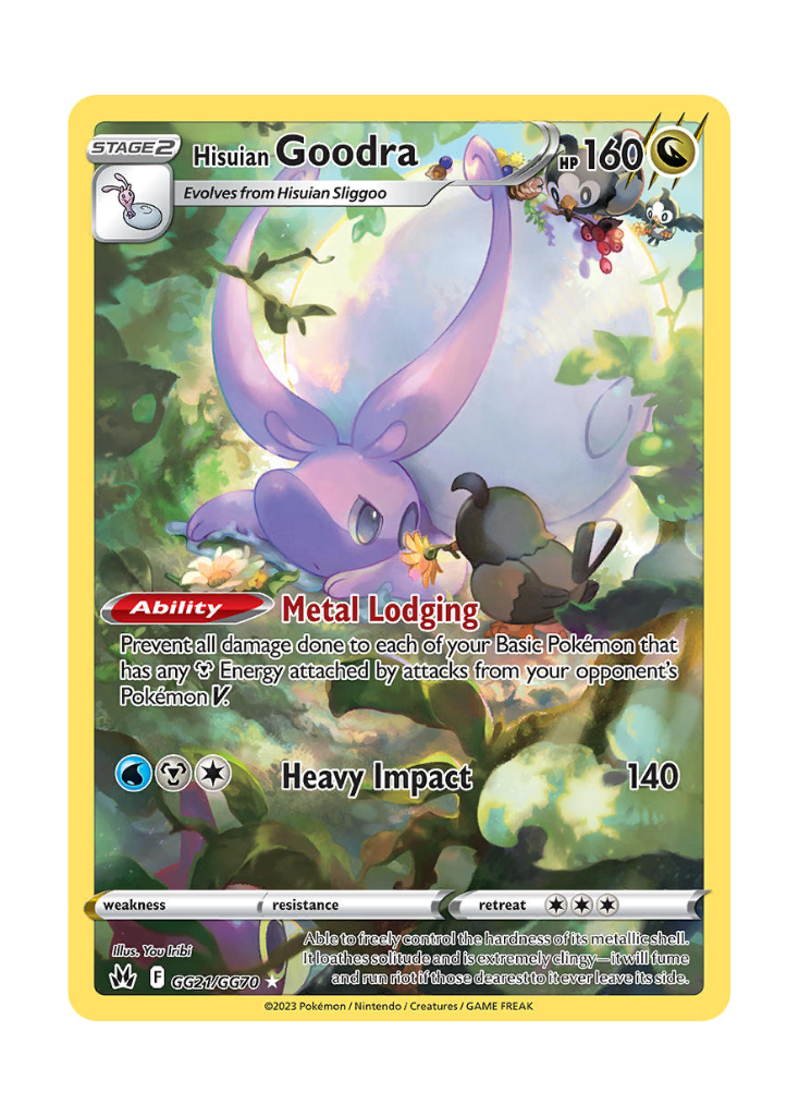 Crown Zenith: Hisuian Goodra Galarian Gallery - GG21/GG70
