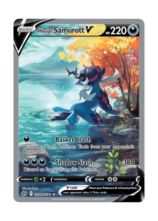 Crown Zenith: Hisuian Samurott V Galarian Gallery - GG51/GG70