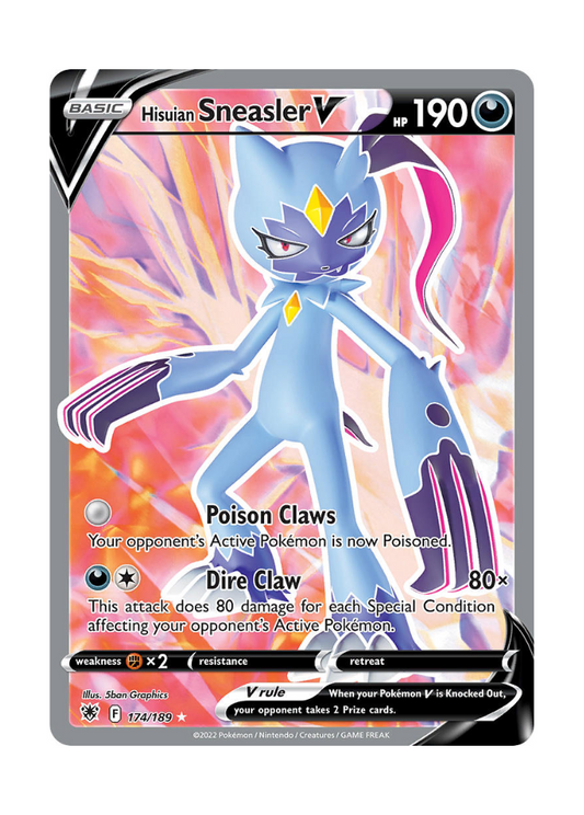 Astral Radiance: Hisuian Sneasler V Full Art - 174/189