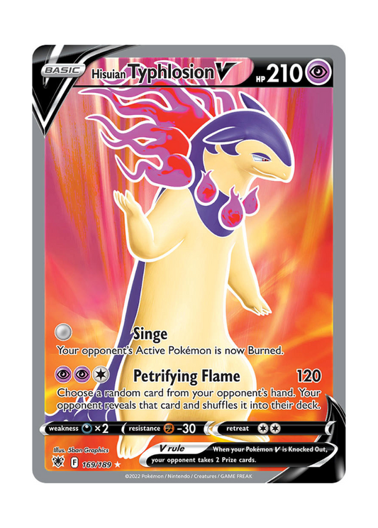 Astral Radiance: Hisuian Typhlosion V Full Art - 169/189