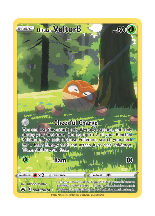 Crown Zenith: Hisuian Voltorb Galarian Gallery - GG01/GG70
