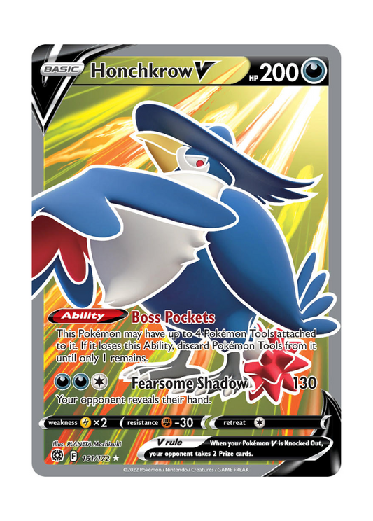 Brilliant Stars: Honchkrow V Full Art - 161/172