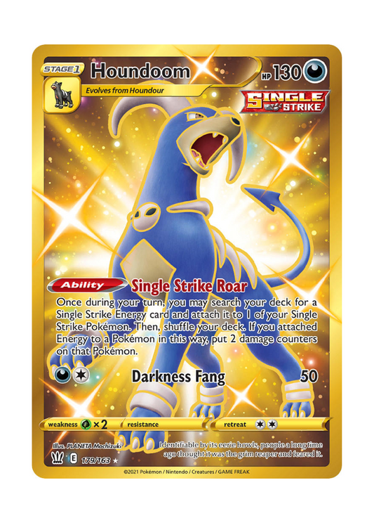 Battle Styles: Houndoom Secret Rare - 179/163